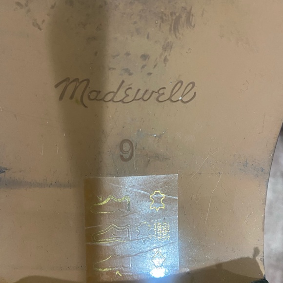 Madewell women's leather Metallic Silver Vernon Loafers size 9 - Picture 7 of 7